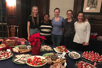 Photo of Students and Tutors at Open House