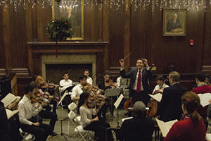 conductor and orchestra